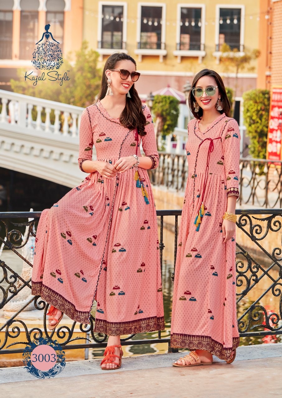 F.Season's Vol.3 Kajal Style Heavy Rayon Long Kurti F.Season's Vol.3 Kajal Style Heavy Rayon Long Kurti